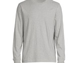 George Men&#39;s Crewneck Tee with Long Sleeves, Gray Size 3XLT(54-56) - $15.83