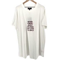 Night Addict women&#39;s loved ones neon slogan oversized t-shirt dress medium - $14.99