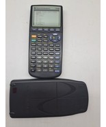 Texas Instruments TI 83  Calculator w/Cover Black Tested &amp; Works! - £14.93 GBP