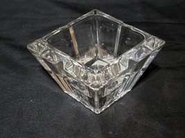 SIGNED ROSENTHAL 24% Lead Crystal Tapered Glass Multi Candle Type Holder... - $18.60