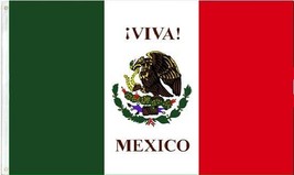 3x5 Viva Mexico Flag Mexican Banner Grommets - £20.90 GBP