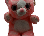 Fiesta Plush Animal Cat 14&quot; Tall Pink White Colors Soft  - $24.98