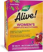 Nature Way Alive Women&#39;s Multivitamin (50 ct) - £7.88 GBP