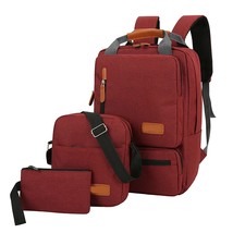 3pcs Backpack Set Laptop Backpack  Bag Small Pocket Fits Up to 14.5inches for Wo - £87.57 GBP