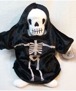 TY Beanie Babies CREEPERS THE SKELETON 9&quot; PLUSH STUFFED ANIMAL TOY 2001 NEW - £13.06 GBP