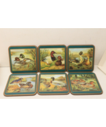 6 Vintage Pimpernel Traditional Drink Coasters De Luxe Finish Waterfowl ... - $18.59