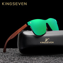 KINGSEVEN Natural Wooden Sunglasses Men Polarized Fashion Sun Glasses Or... - £19.82 GBP