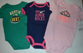 Carters Baby Infant Girls Slogan Body Suit  Size 6M  9 M 18M  NWT - £4.14 GBP