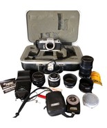 Bundle Case With Minolta SR-7 With Multi Lenses Lens Focal  Zoom Gossen ... - $240.16 CAD