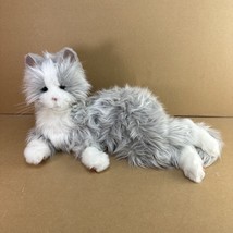 Joy For All Companion Therapy Pet Hasbro Silver Cat Mechanical Plush Lik... - $74.99