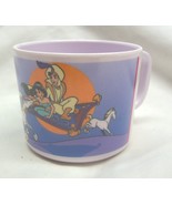 VINTAGE ZAK Walt Disney ALADDIN &amp; JASMINE 2&quot; PLASTIC Collector&#39;s KIDS MU... - $274.54 MXN