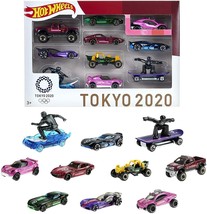 Hot Wheels Tokyo 2020 Olympics 10 pack 1:64 Scale Cars GRG54 sealed - £21.61 GBP