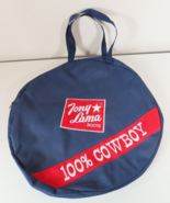Tony Lama Blue 20” Bag Canvas Zippered Tack Rodeo Rope Lariat 100% Cowboy - £35.00 GBP