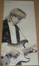 Eric Johnson Fender Stratocaster guitar 3-page centerfold poster - $4.23