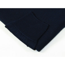 Mens PRINCELY Soft Merinos Wool Sweater Knits Lightweight Polo 1011-40 Navy Blue image 4
