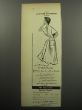 1951 The Tog Shop Gertrude Davenport Terry Butterfly Robe Advertisement - £14.78 GBP