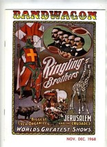 BANDWAGON Journal of the Circus Historical Society Nov Dec 1968 Ringling Cover - £19.80 GBP