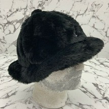 Kangol Off White Faux Fur Fuzzy Casual Bucket Hat - £99.91 GBP