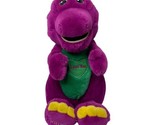 Vintage 90s Playskool Talking Barney Purple Dinosaur Plush Sings I Love You - $34.60