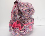 NWT Kipling BP4391 Ezra Travel Bag Backpack Polyester Peacock Prism Pink... - $94.95