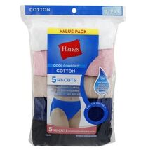 Hanes Women Hi-Cuts 5 Pack Hi-Cuts Size 2XL COLORS VARY - $15.99