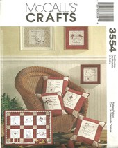 McCall&#39;s Sewing Pattern 3554 Pillows Wall Quilt Wall Hanging Blocks - £7.13 GBP