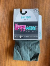 Hanes L&#39;eggs Wear Hoisery Silky Tights Pantyhose Vine Green  Size B - $10.00