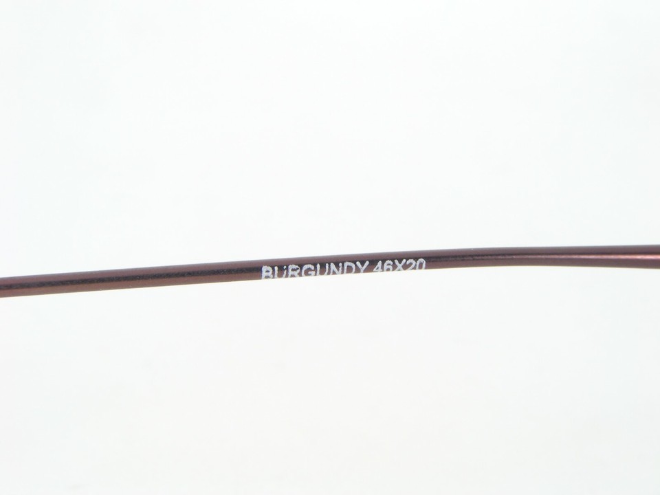AUGENOPTIK SCHAEDEL FREEWAY FLEX COLLECTION 166 BURGUNDY EYEGLASSES 46-20-140mm Item image 8