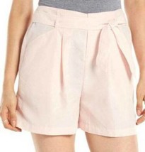 Womens Shorts Elle Pink Satiny Belted Pleated Dress $44 NEW-size 6 - £14.69 GBP