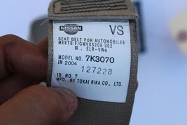 2003-2004 INFINITI G35 SEDAN RH REAR PASSENGER SEAT BELT HARNESS RETRACTOR K2865 image 5