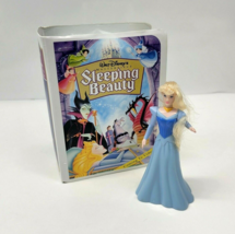 1996 McDonalds Disney Masterpiece Sleeping Beauty VHS Box Figure Happy M... - $6.97