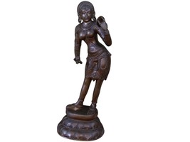 23.5&quot; Antique Shiva Devi Parvati Bronze Statute 29 pounds  9&quot; wide x 7&quot; ... - £2,453.26 GBP