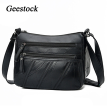 Messenger Bags for Women Multiple Pockets Shoulder Crossbody Bag PU Leather Flap - £21.51 GBP