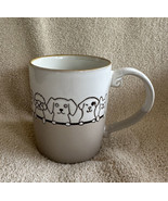 All Over Embossed DOGS 16 oz Cup Spectrum Designz Coffee Mug NEW Tan Bei... - £15.72 GBP