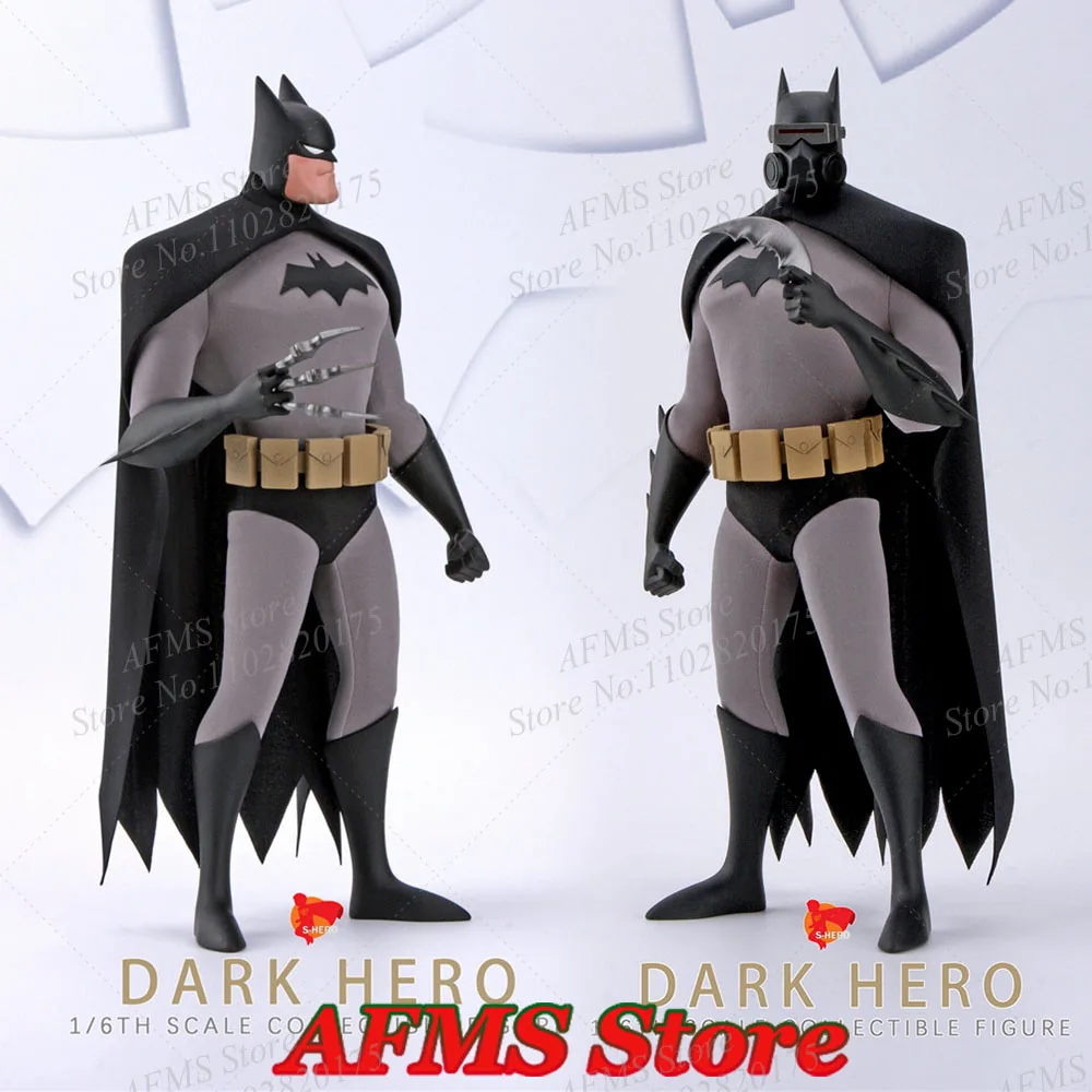 S-HERO SH005 1/6 Scale Collectible Figure Batman The Dark Knight Classic Cartoon - £321.21 GBP