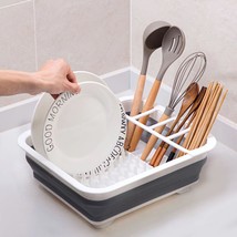 Kitchen Folding Drainage Dish Rack - £22.89 GBP