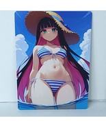 Anarchy Premium Waifu Card Anime Girl Wall Art Double Sided Oversized Bo... - $31.57 CAD