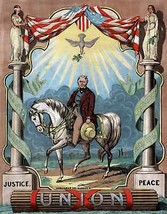 6309.Justice,Union,Peace Historic Patriotric Poster.House Wall Art Decorative. - £12.74 GBP+