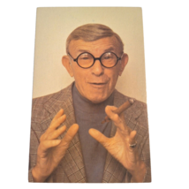 Postcard George Burns Holding Cigar Actor Comedian Chrome 1978 Unposted - £5.48 GBP