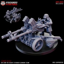 Shi Gun-Tai Heavy Stubber Cannon * Grim Dark * Sci-Fi Miniatures Proxy Army 32mm - £15.97 GBP