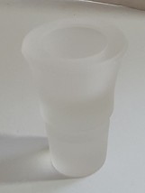 Vintage Frosted Glass Bottle Decanter Replacement Stopper Top ONLY #93 - $352.39 MXN