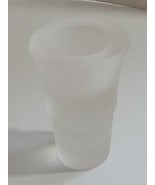 Vintage Frosted Glass Bottle Decanter Replacement Stopper Top ONLY #93 - $352.39 MXN