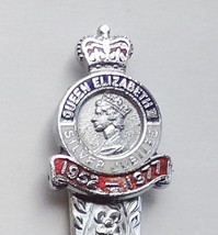 Collector Souvenir Spoon Queen Elizabeth II Silver Jubilee 1952 to 1977  - £5.57 GBP