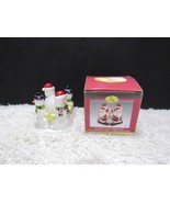 Treasured Times Holiday Collection Snowman Candle Holder, Holiday Decora... - £5.94 GBP