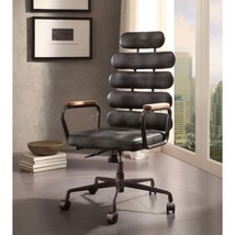 Calan Office Chair, Vintage Black Top Grain Leather - $19,205.56 MXN