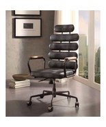 Calan Office Chair, Vintage Black Top Grain Leather - $19,205.56 MXN