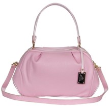 AURA Italian Made Powder Pink Pebbled Genuine Leather Carryall Tote - £294.20 GBP