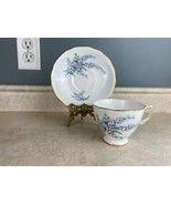 Royal Osborne #8203 Shrub Flower Bloom Fine Bone China Tea Cup And Sauce... - $276.31 MXN