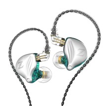 2PCS Qkz ZAX2 Professional Ergonomic In-Ear Hifi Headphones, Hd Condenser Mic - £39.18 GBP