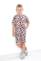 Boy’s Summer Set (T-Shirt + Shorts) – Breathable Knit, Colorful Print, S... - $29.56+